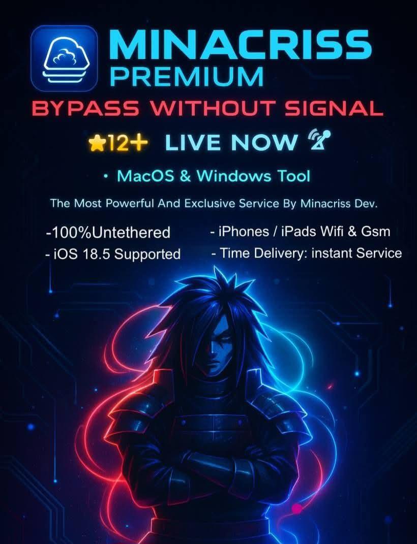 Minacriss V5.0 (No Signal | Instant Bypass) - iPhone 15 Pro Max