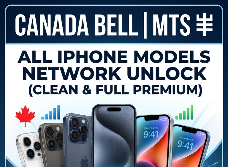 Canada Bell | MTS ☳ All iPhone Models Network Unlock (Clean & Full Premium) 100% Premium Service ⚡